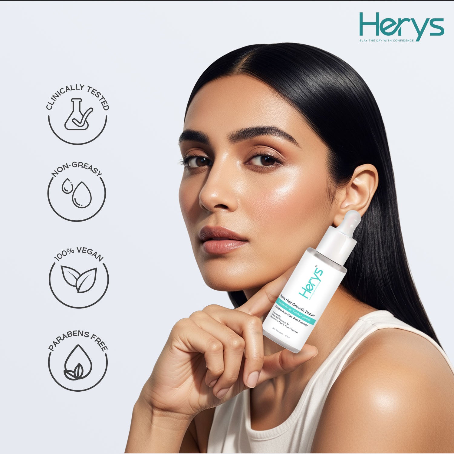 Herys Rosemary Hair Growth Serum | 3% Redensyl &amp; Anagain | 30ml