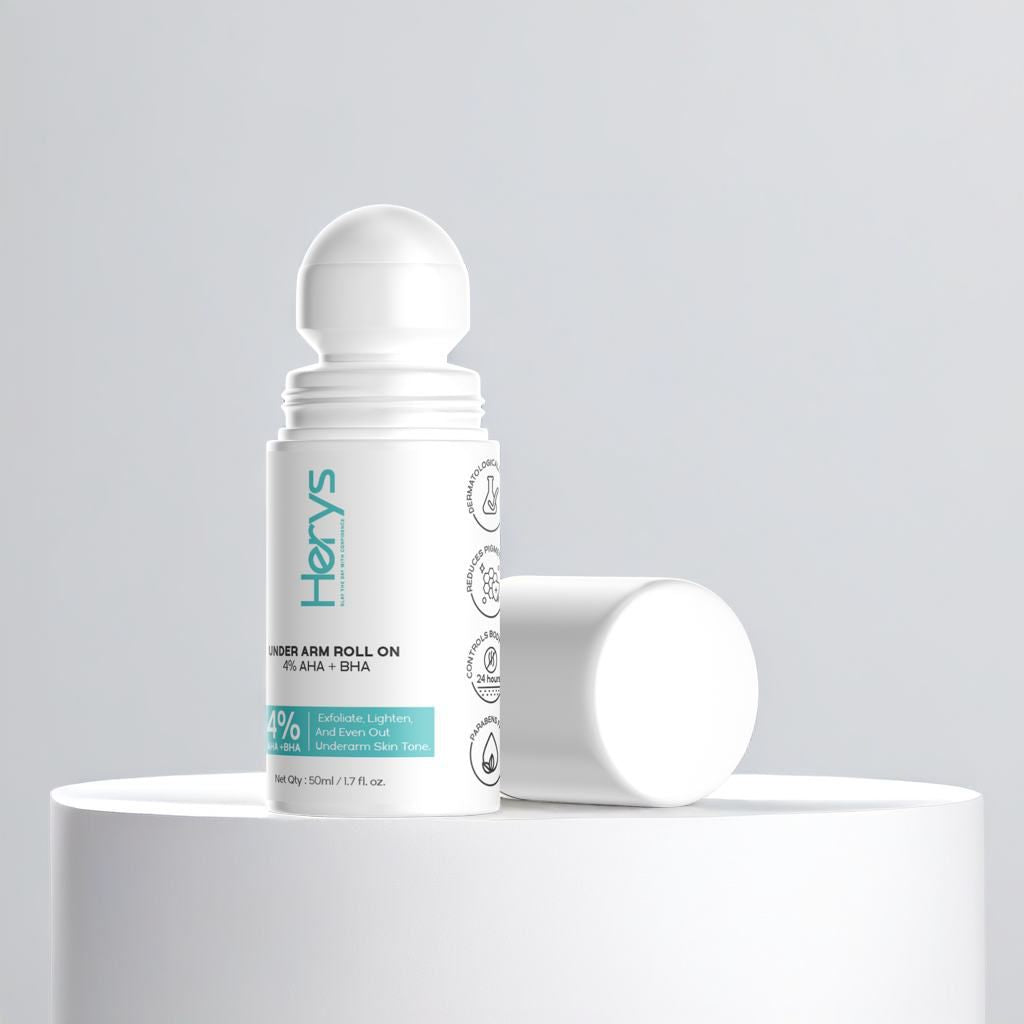 Herys 4% Aha Bha Underarm Roll On , 50ml